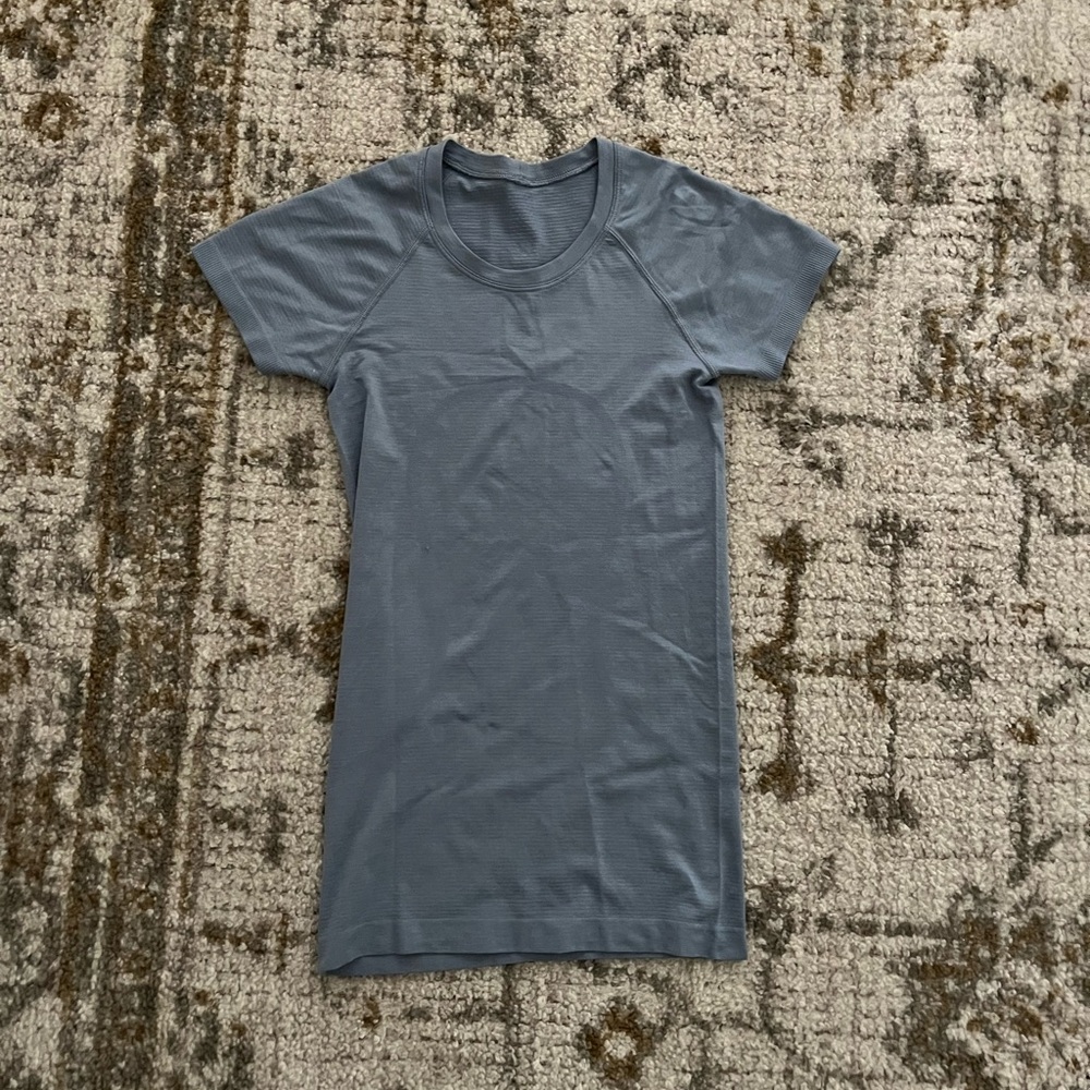 Blue Short Sleeve lululemon swiftly tech